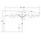 California Umbrella 11' Bronze Aluminum Market Patio Umbrella, Sunbrella Macaw 194061338001 - alternate 3